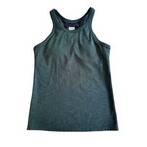 prAna Womens XS Green Racerback Tank Top Yoga Hiking Activewear Athletic
